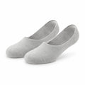 Calzini bassi 35-38 in tessuto grigio - stile invisibile