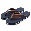 Infradito 40/41 blu navy e marrone in materiale sintetico per uso estivo